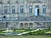 Celles-sur-Belle royal abbey - Convent building and French garden