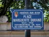 Cemetery of the Dogs of Asnières-sur-Seine - Place plaque Marguerite Durand, co-founder of the dog cemetery