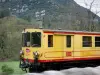 Cerdagne - Cerdagne tren amarillo, en el Parque Natural Regional del Pirineo catalán