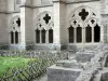 La Chaise-Dieu Abbey - Gothic cloister of the Benedictine abbey