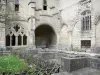 La Chaise-Dieu Abbey - Gothic cloister of the Benedictine abbey