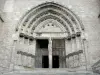 La Chaise-Dieu Abbey - West portal of the Saint-Robert abbey church