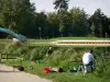 Châlons-en-Champagne - Los pescadores a lo largo del canal