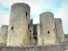 Château de Villandraut - Towers of the medieval fortress 