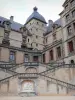 Château de Vizille - Vizille domain: château stairs