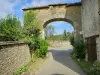 Châteauneuf - North gate of the medieval town