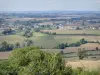 Châteauneuf - Panorama desde el mirador de la Croix de Mission belvedere