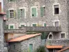 Chavaniac-Lafayette castle - Facade of the castle