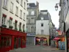 Cherbourg-Octeville - Las tiendas y casas en el casco antiguo