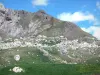 Col du Pourtalet pass - Mountainous landscape seen from the Col du Pourtalet pass; in the Pyrenees National Park