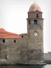 Collioure - Clocher de l'église Notre-Dame-des-Anges, ancien phare médiéval