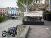 Collioure - Platanes et façades du quai de l'Amirauté