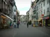 Colmar - Calle comercial con sus tiendas