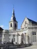 Commercy - Bell tower of the Saint-Pantaléon church and wing of the castle