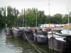 Conflans-Sainte-Honorine - Moored barges