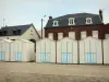 Le Crotoy - Bay of Somme: beach huts and houses