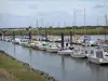 Le Crotoy - Bay of Somme: marina with its boats and sailboats