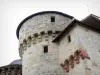 Curemonte - Detalle del castillo de Plas