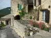 Dauphin - Street and houses of the Provençal village