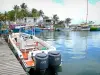 La Désirade - Puerto de Beausejour y barcos de pesca