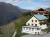 Les Deux Alpes - Casas Rurales de la estación de esquí de Les 2 Alpes con vistas a las montañas de los alrededores