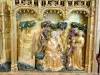 Dijon - Palacio de los Duques y Estados de Borgoña - Museo de Bellas Artes de Dijon: detalle del retablo de Santos y Mártires
