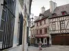 Dijon - Fachadas de casas antiguas en el casco antiguo