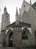 Dol-de-Bretagne - Saint-Samson cathedral and its hall