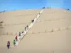 Duna de Pilat - Escaleras fácil subir la duna