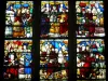 Église des Iffs - Intérieur de l'église : vitraux (verrières)