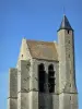 Égreville - Bell tower porch of the Saint-Martin church