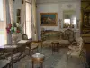 Ephrussi de Rothschild别墅 - 宫殿的内部：路易十五沙龙