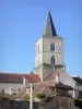 Époisses castle - Bell tower of the Saint-Symphorien church