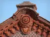 Familisterio Godin - Palacio Social de Guisa: detalle de la fachada del teatro Familistery