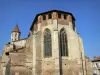 Fleurance - Iglesia de San Lorenzo del gótico meridional, en el Gers Lomagne