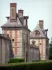 Fleury-en-Bière castle - Entrance pavilion