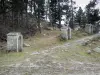 Font-Romeu hermitage - Col du Calvaire pass of Font-Romeu near the hermitage: Stations of the Cross