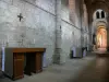 Fontgombault abbey - Notre-Dame Benedictine Abbey: interior of the abbey church