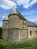 Fortified churches of Thiérache - Rouvroy-sur-Audry: Saint-Étienne fortified church of Servion, with two corner towers, home to a cultural center