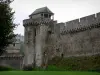 Fougères - Fortified surrounding wall (ramparts) of the castle