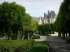 Gardens of the Palace of Fontainebleau - Alleys of linden trees of the Palace of Fontainebleau