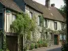 Gerberoy - Half-timbered houses, creepers and flowers