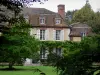 Grand Courtoiseau gardens - Grand Courtoiseau manor house and its garden, in Triguères