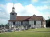 Half-timbered church - Saint-Quentin church (Half-timbered building) in Mathaux