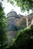 Haut-Koenigsbourg castle - Fortress with its tower and its big bastion