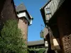 Haut-Koenigsbourg castle - Interior of the fortress: farmyard