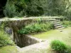 Hell-Bourg - Ruins of ancient baths in a green setting