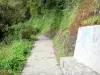 Hell-Bourg - Road leading to the site of the ancient baths