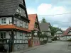 Hoffen - Blancos de entramado de madera casas de la aldea