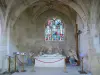 Iglesia de Clermont-en-Argonne - Entierro en el interior de la iglesia de Saint-Didier, en la llamada capilla de Saint-Roch